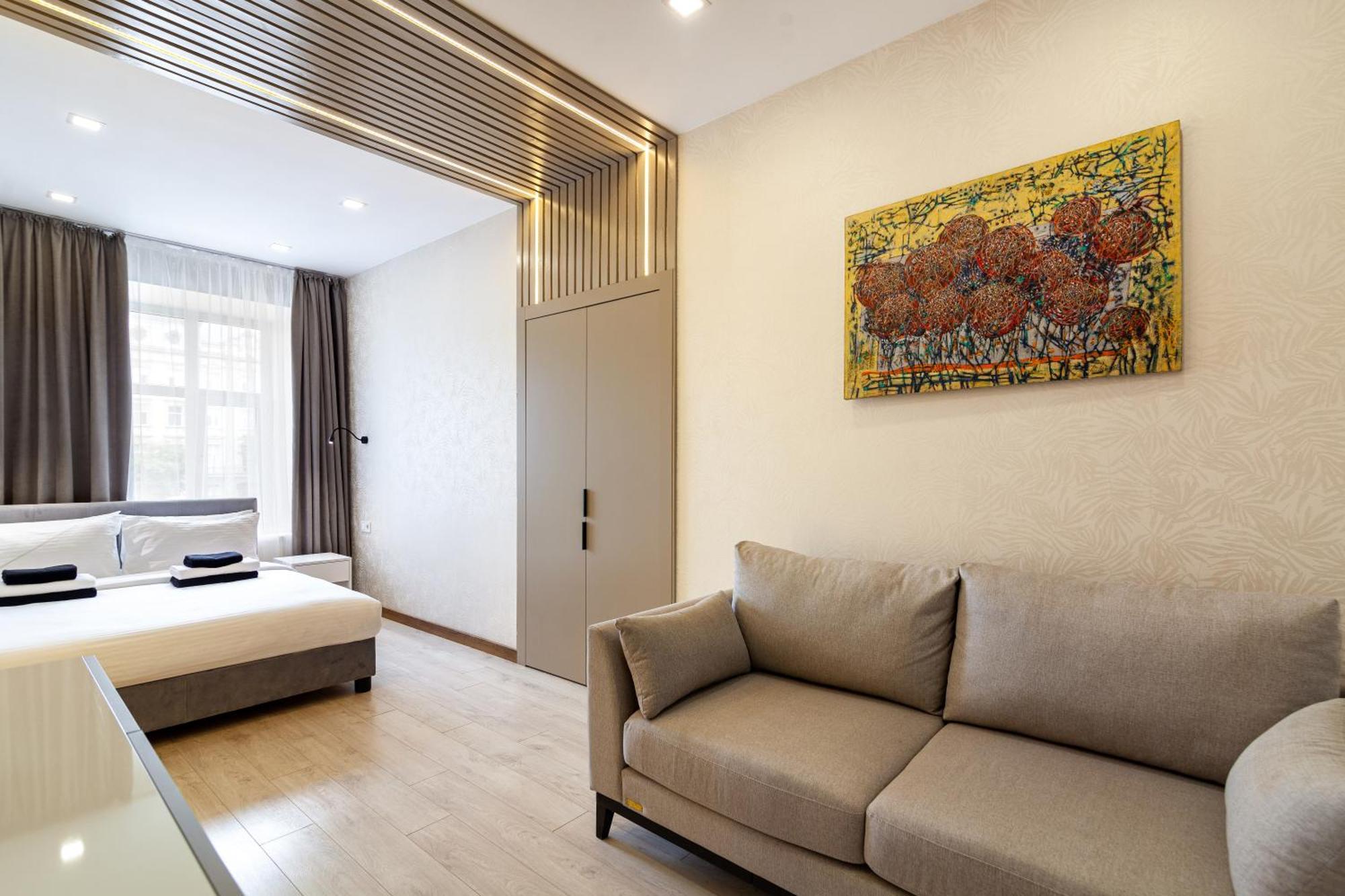Alfa Apartments Svobody 39 Leópolis Exterior foto